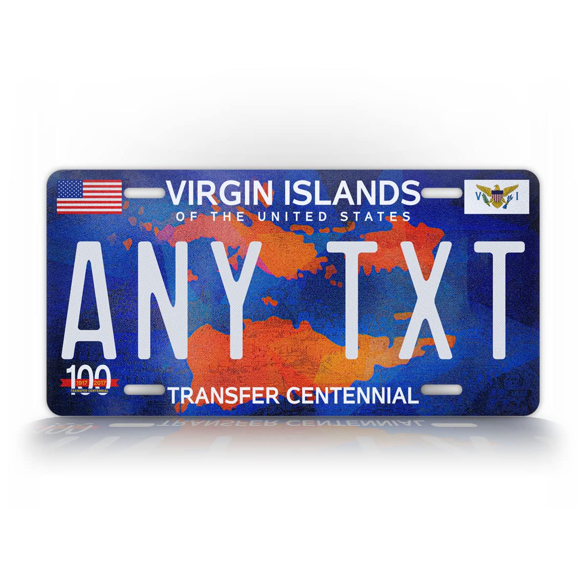 Amazon.com: Personalized Novelty U.S. Virgin Islands License Plate